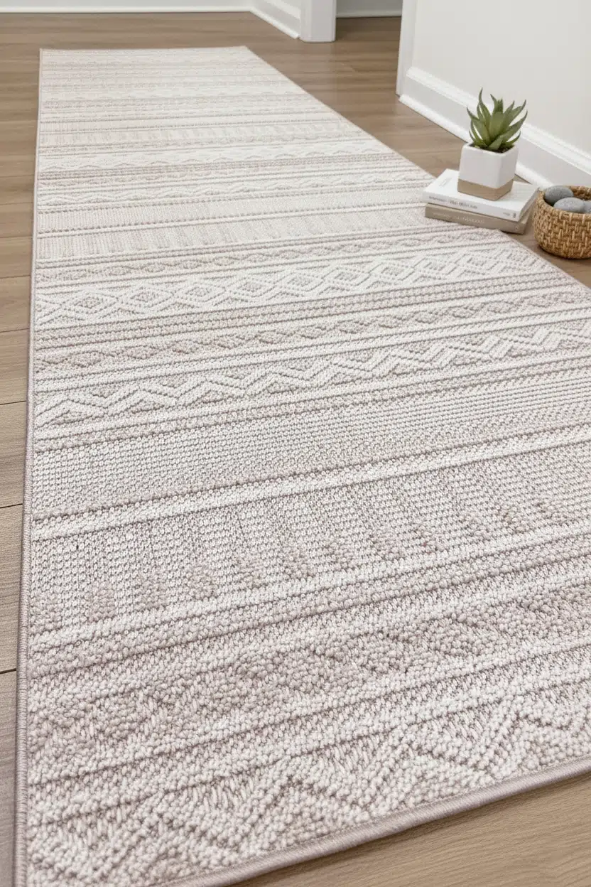Leon Bukle Sisal Yolluk Dokuma Halı Naturel Jüt Kilim Mutfak Halısı Koridor Antre - Bej