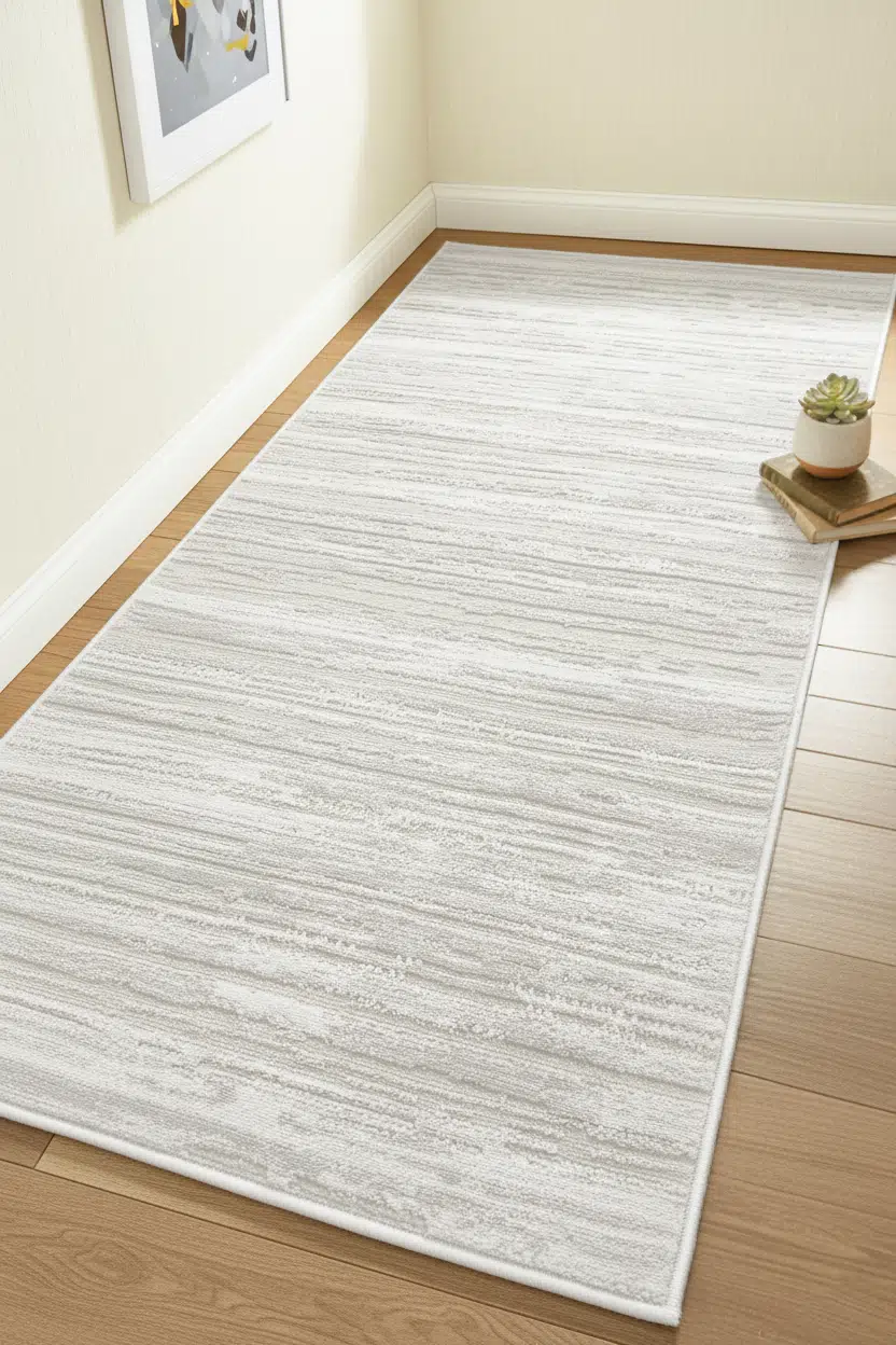Lines Modern Yolluk Dokuma Halı Salon Oturma Odası Mutfak Halısı Koridor Antre - Krem